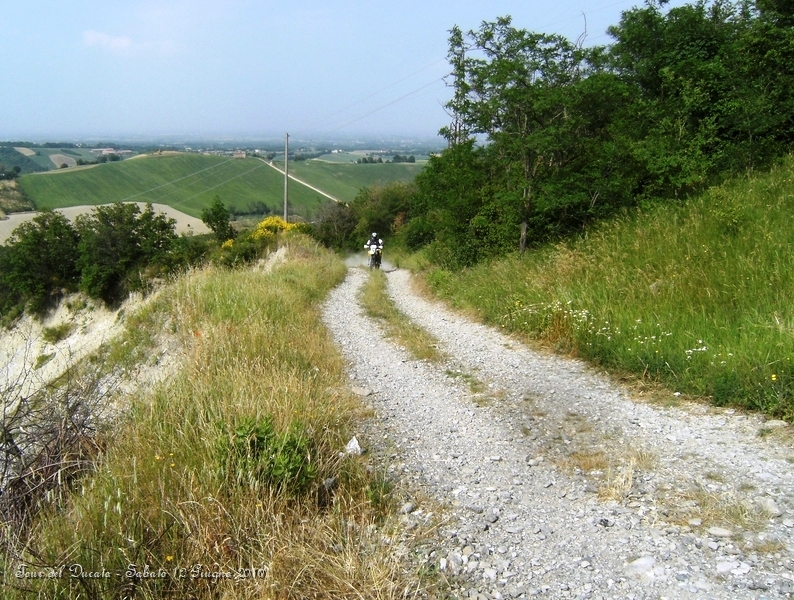 075.JPG - Salita tra le colline parmensi...